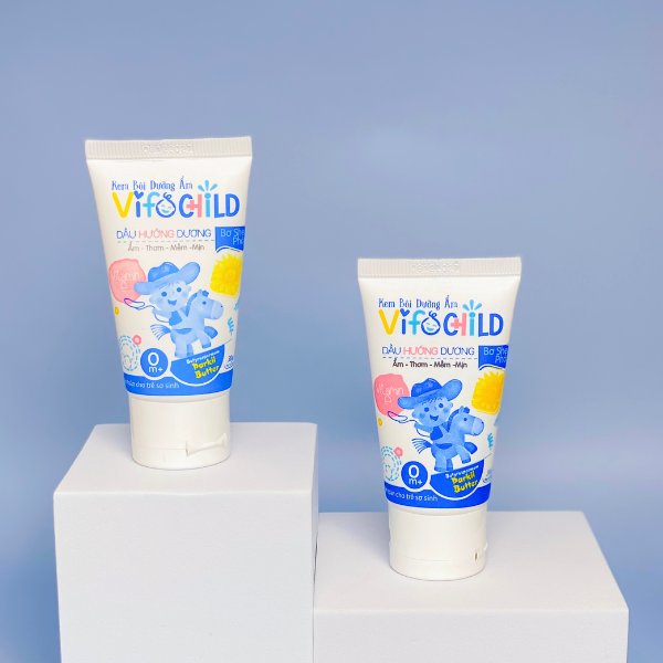 Kem dưỡng ẩm cho bé Vifochild – Dưỡng ẩm sâu, làm mềm và bảo vệ da, chiết xuất Shea Butter (lọ 30g)